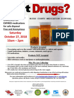 Bucks County Drug Take Back Day Flyer