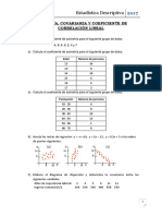 Covarianza Coeficiente de Correlación