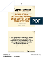 Desarrollo Del Talento Humano en El Sector Minero Taller Virtual