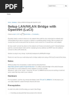 Setup LAN - WLAN Bridge With OpenWrt (LuCI) - Nerd Quickies PDF