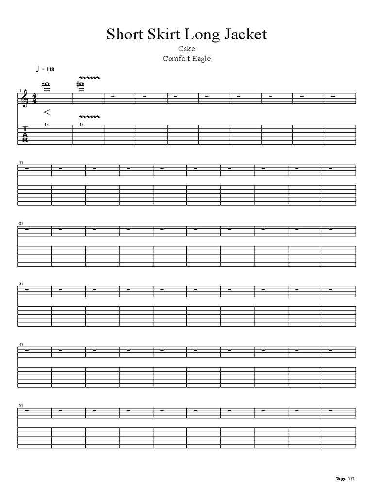 Cake Short Skirt Long Jacket PDF