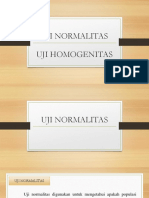 Uji Normalitas Dan Homogenitas