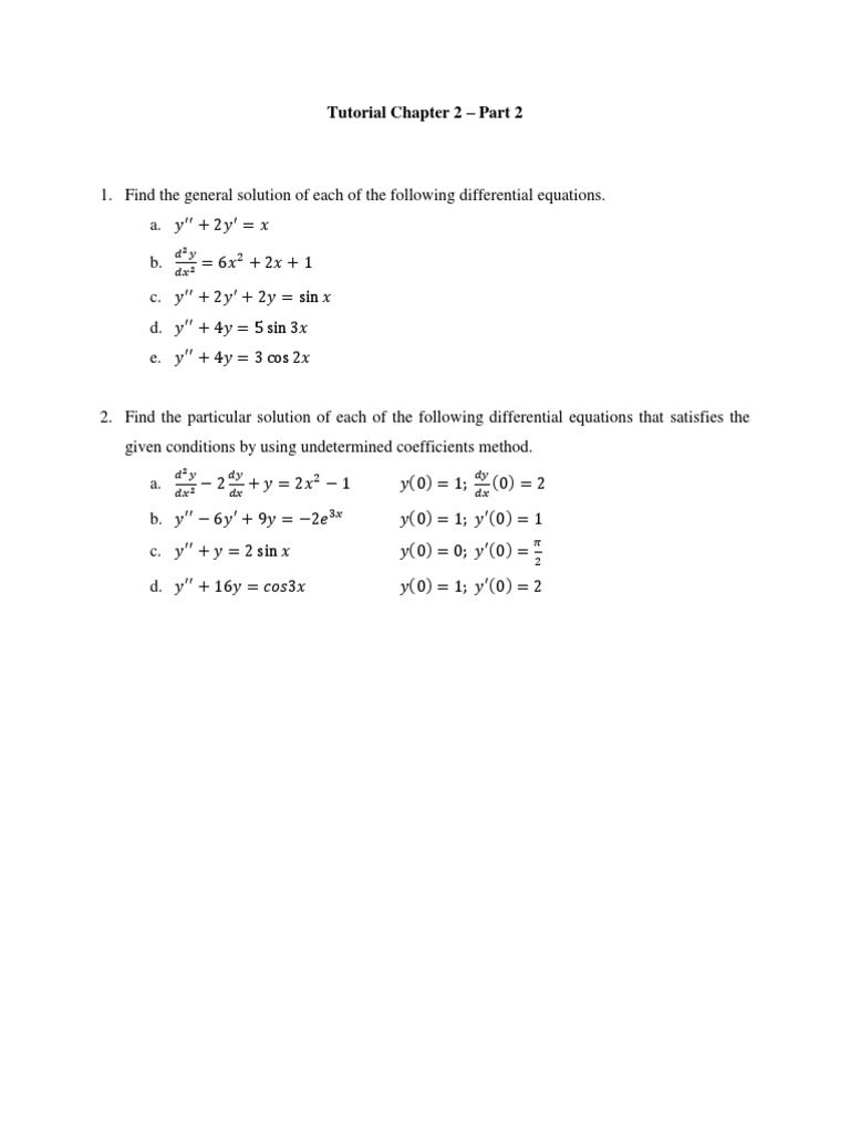 Tutorial Chapter 2 Part 3 | PDF