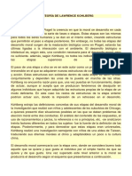 La Teoría de Lawrence Kohlberg Desarrollo Moral