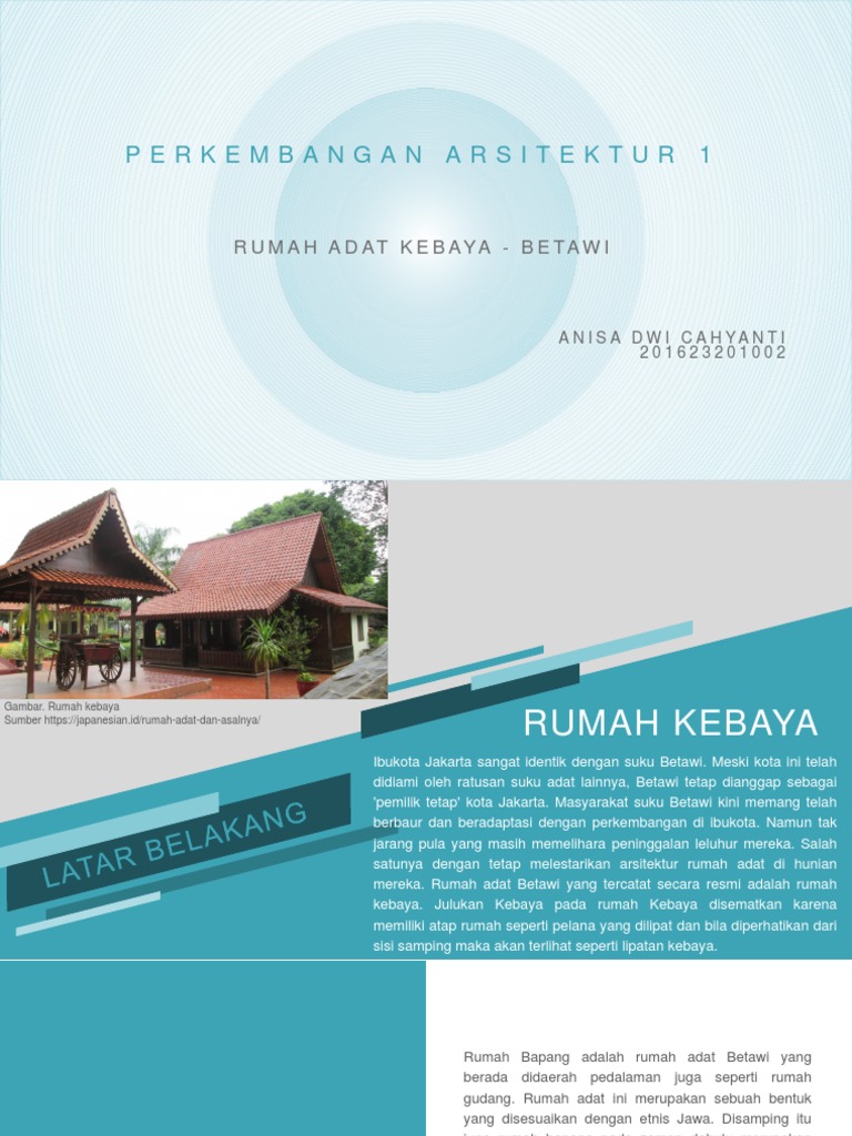 74 Gambar Rumah Kebaya Suku Betawi Terbaik