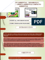 Educacion Ambiental - Desarrollo Sostenible - Oferta Ambiental E Impacto Ambiental