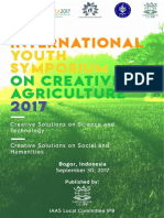 Proceeding of The 2nd International Youth Symposium On Creative Agriculture, Bogor, 2017