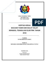 Kertas Kerja Solat Hajat Perdana