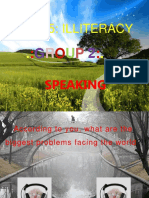 Unit 5 Illiteracy Speaking