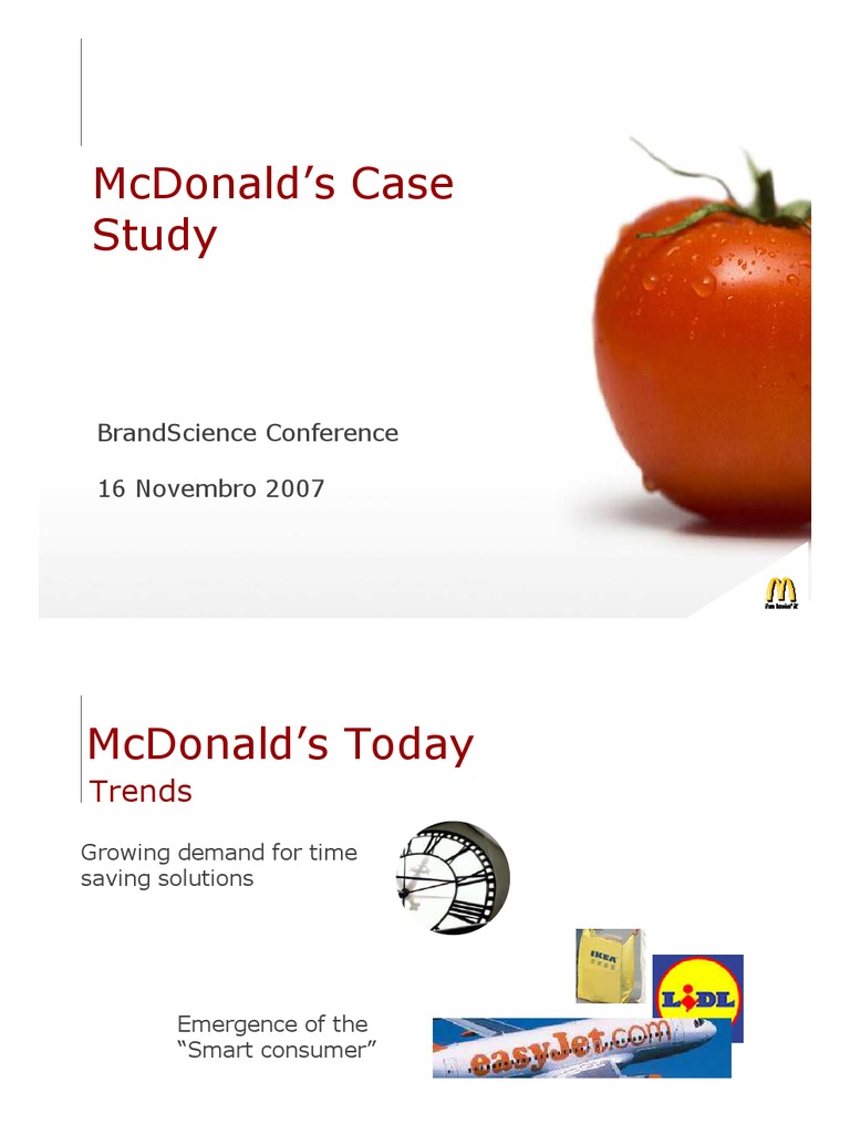 mcdonalds online advertising case study