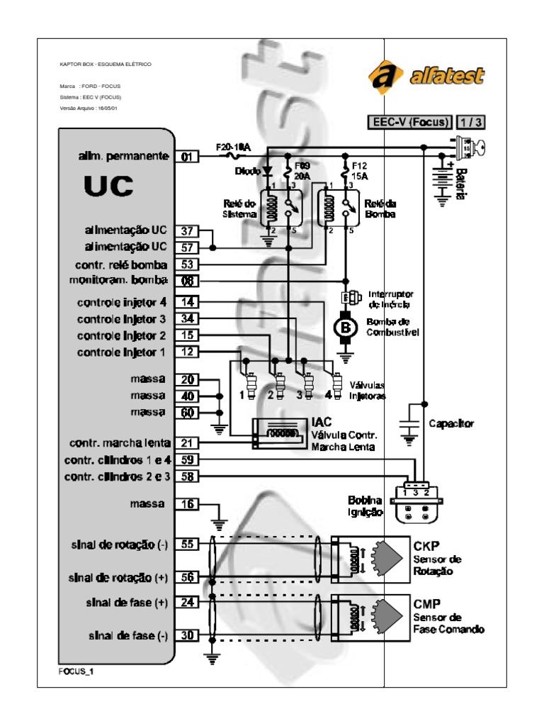 Esquema Electrico Eec V Focus PDF | PDF