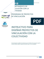 Instructivo 2018 Proyectos VCC F