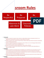 classroom rules showcase