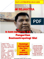 Sosiologi Dan Antropologi