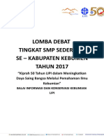 Ketentuan Dan Formulir Lomba Debat Fix