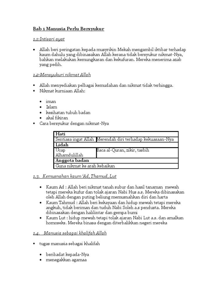 Nota Pendidikan Islam Tingkatan 4 Pdf