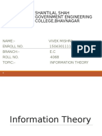 Shannon's Contributions to Information Theory