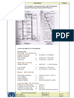 Design of Strip Foundation with Axial loads for Proposed Housing Scheme,LVPS-Phase II