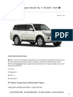 Rental & Sewa Mitsubishi Pajero Harian Murah 0821 1313 0173 TravelBos - Id