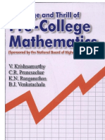 Challenge and thrill of pre-college math
