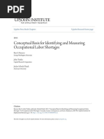 Conceptual Basis for Identifying and Measuring Occupational Labor