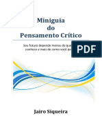 Mini Guia Pensamento Critico - Jairo Siqueira PDF