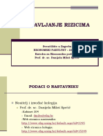 Proces Integriranog Upravljanja Rizicima - Metode Kvantifikacije Rizika