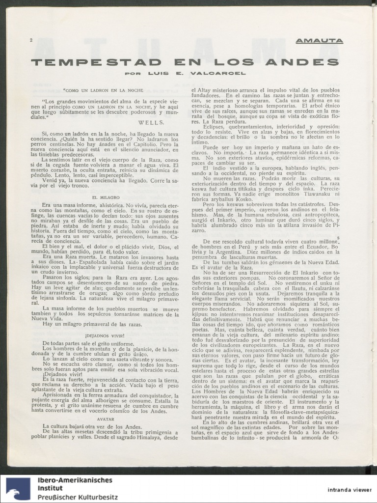 Tempestad en Los Andes