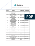 Matriz Curricular Do Curso de Redes de Computadores PDF
