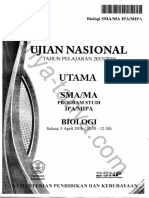 Soal UN Biologi SMA 2016