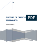 Sistema de Directorio Telefonico