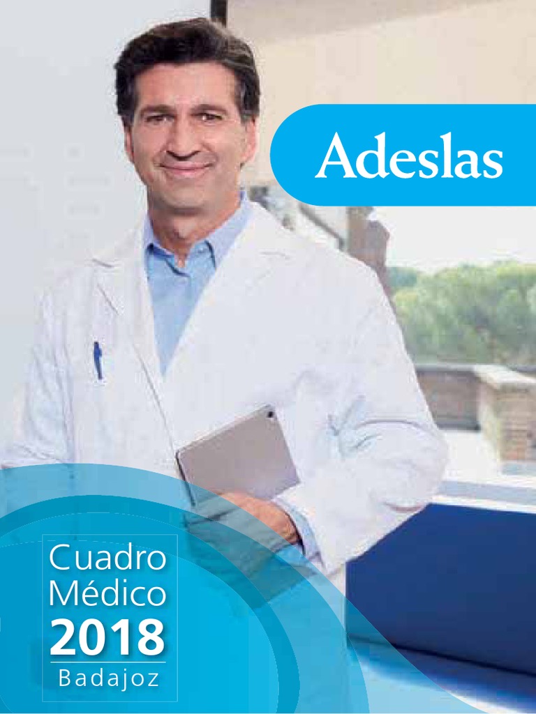 Cuadro Médico Adeslas Badajoz | PDF | Cirugía Oral y Maxilofacial | Medicina