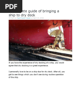 Docking and Undocking Procedures | PDF | Ships | Water Transport
