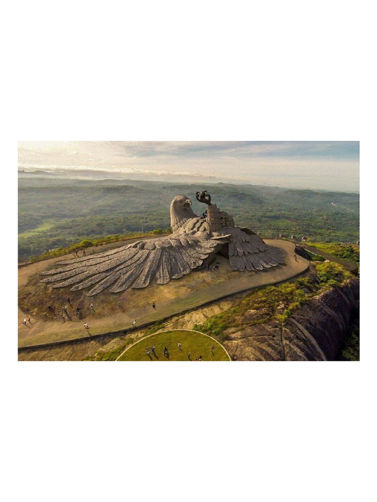 The Largest Sculpture on Earth. Located in Kerala, India...