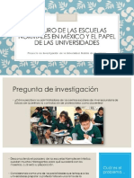 El futuro de las escuelas normales en México y el papel de las universidades