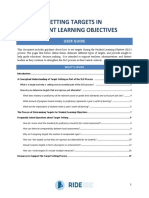 Setting Targets in Student Learning Objectives