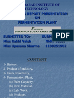 Fermentation Plant Presentation