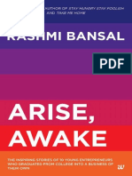 Arise Awake The Inspiring Stories of Youn - Rashmi Bansal