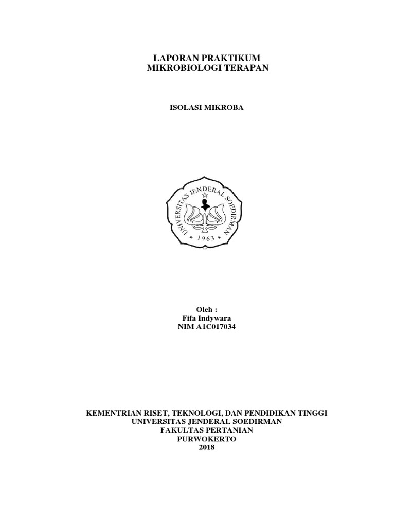 Laporan Praktikum Mikrobiologi Isolasi Mikroba | PDF