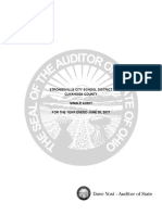 Auditor of State's Audit of Strongsville City School District Dated June 30th, 2017