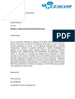 CARTA SOLICITUD DE PRACTICA Construccion Hospital