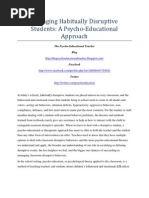 Download Managing Habitually Disruptive Students A Psycho-Educational Approach by The Psycho-Educational Teacher SN39175618 doc pdf