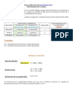 Ejemplo de Maximización Modelo Estandar