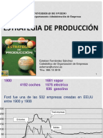 Estrategia de producción en la industria automovilística