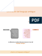 Evitando el lenguaje ambiguo en discursos orales y escritos