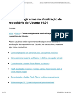 Como Corrigir Erros Na Atualização de Repositório Do Ubuntu e Derivados PDF