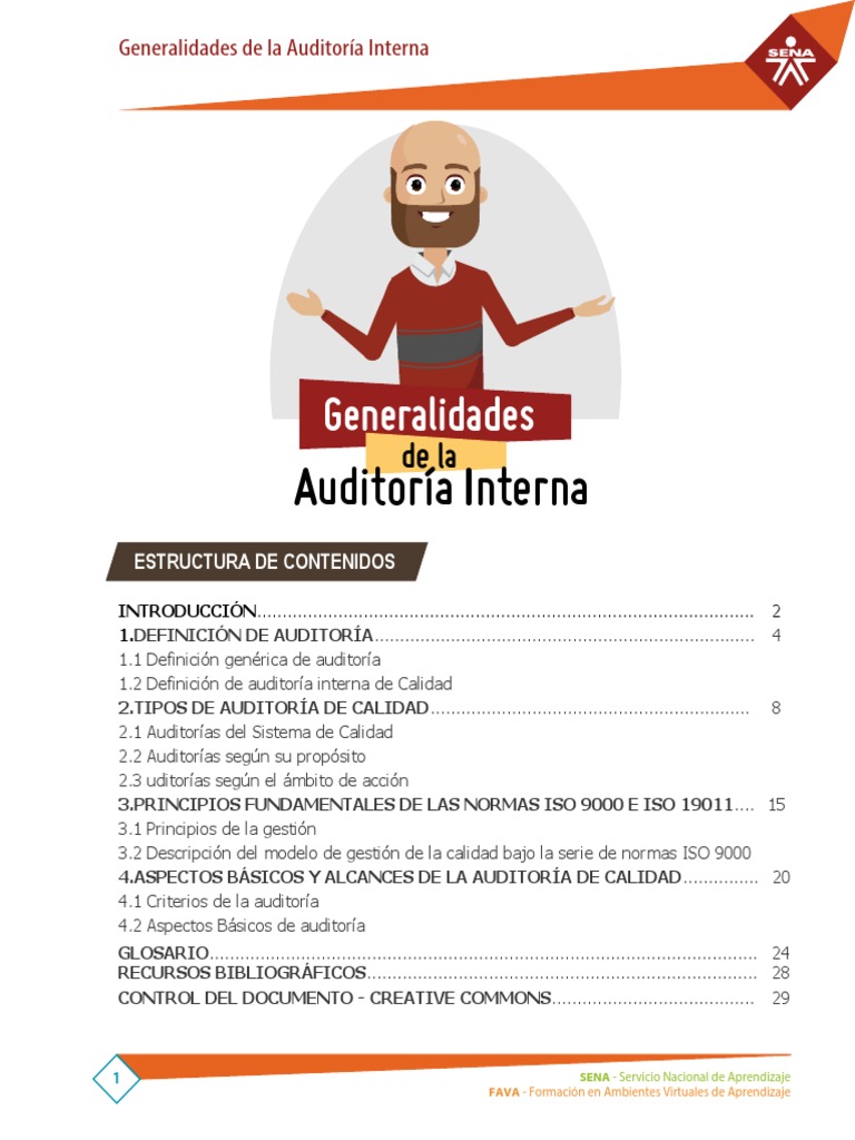 Libro Auditoria Interna de Calidad Iso 9001 e 19011-2011 | PDF ...