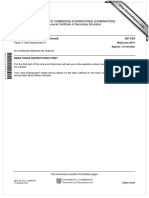 University of Cambridge International Examinations International General Certificate of Secondary Education