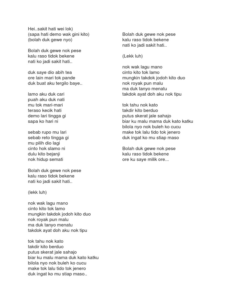 Kord Gitar Bo La Duk Gewe