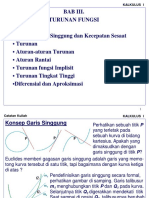 Kalkulus 1 Turunan Fungsi